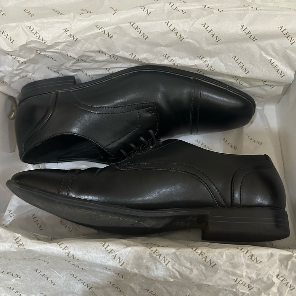 Alfani Quincy Black Men's dress Shoes size 7